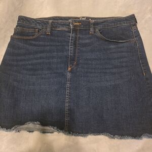 Denim Mini Skirt 16